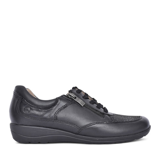Ladies 9-23766 Laced Shoe In Black
