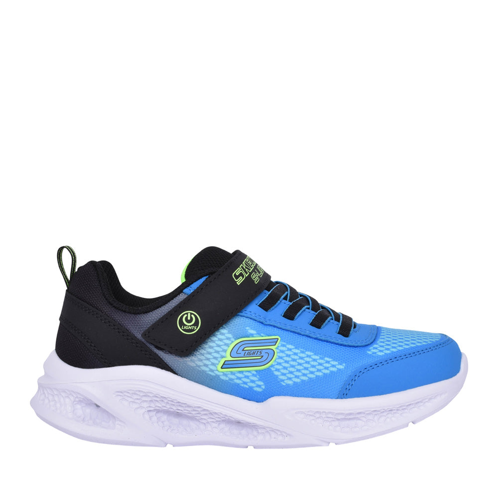 Boys 401495l Meteor Lights Krendox Trainer In Blue