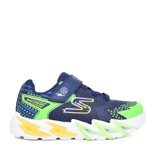 Boys 400138l S.lights Flex Glow Bolt Trainer In Navy