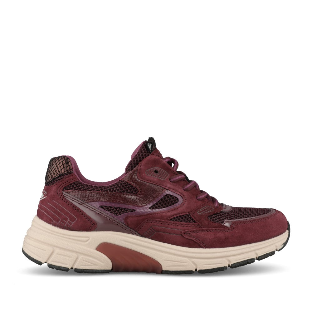 Gabor Ladies 0306.01 Posey Rollingsoft Trainer In Red Berry