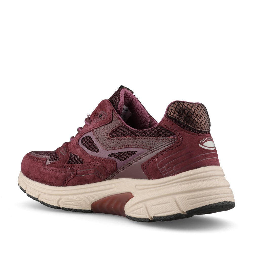 Gabor Ladies 0306.01 Posey Rollingsoft Trainer In Red Berry
