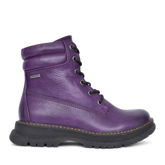 Ladies 769521 Peyton 01 Laced Ankle Boot In Purple