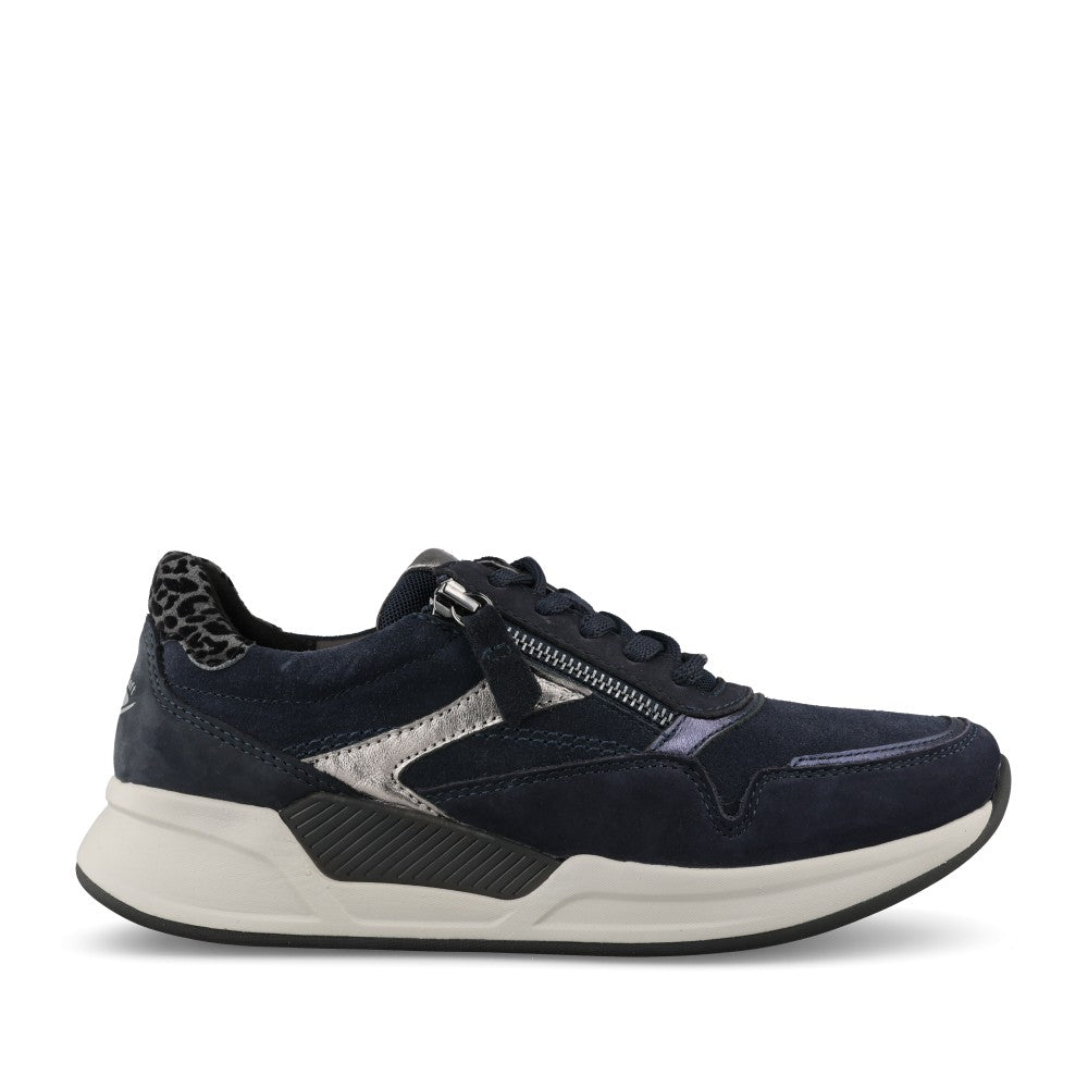Ladies 76.957 Bercol Laced Trainer In Dark Blue