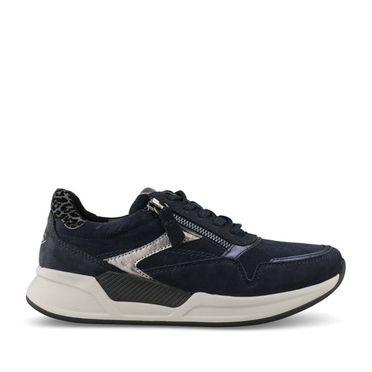 Ladies 76.957 Bercol Laced Trainer In Dark Blue