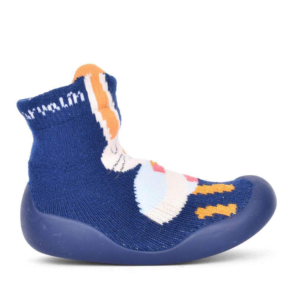 Girls 241311 Slipper Sock In Navy