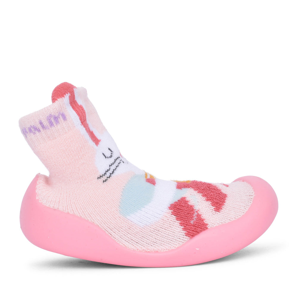 Girls 241311 Slipper Sock In Pink