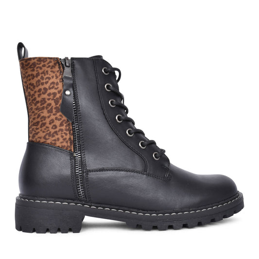 Ladies Bedale Glw031 Laced Ankle Boot In Black