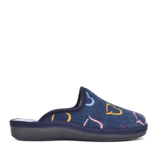 Ladies Love Kls130 Mule Slipper In Navy