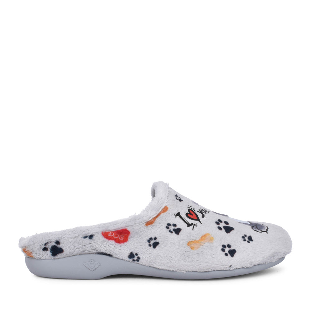 Ladies Euphoria Kla016 Mule Slipper In Grey