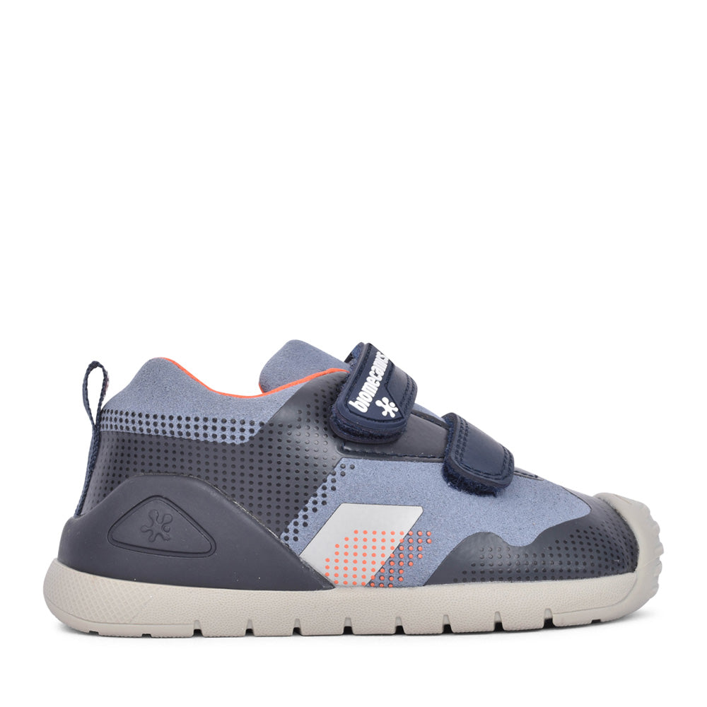 Boys 241131 Double Velcro Shoe In Navy