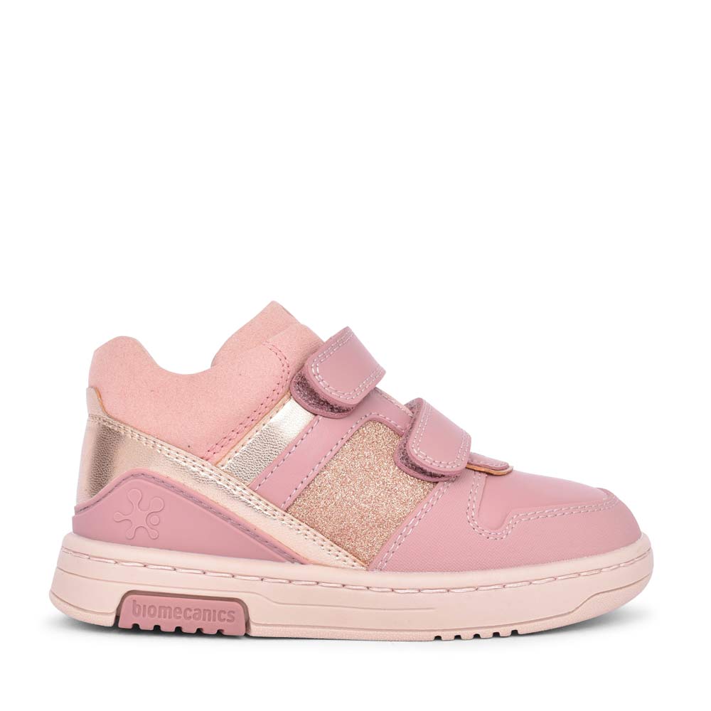 Girls 241200 Double Velcro Boot In Pink