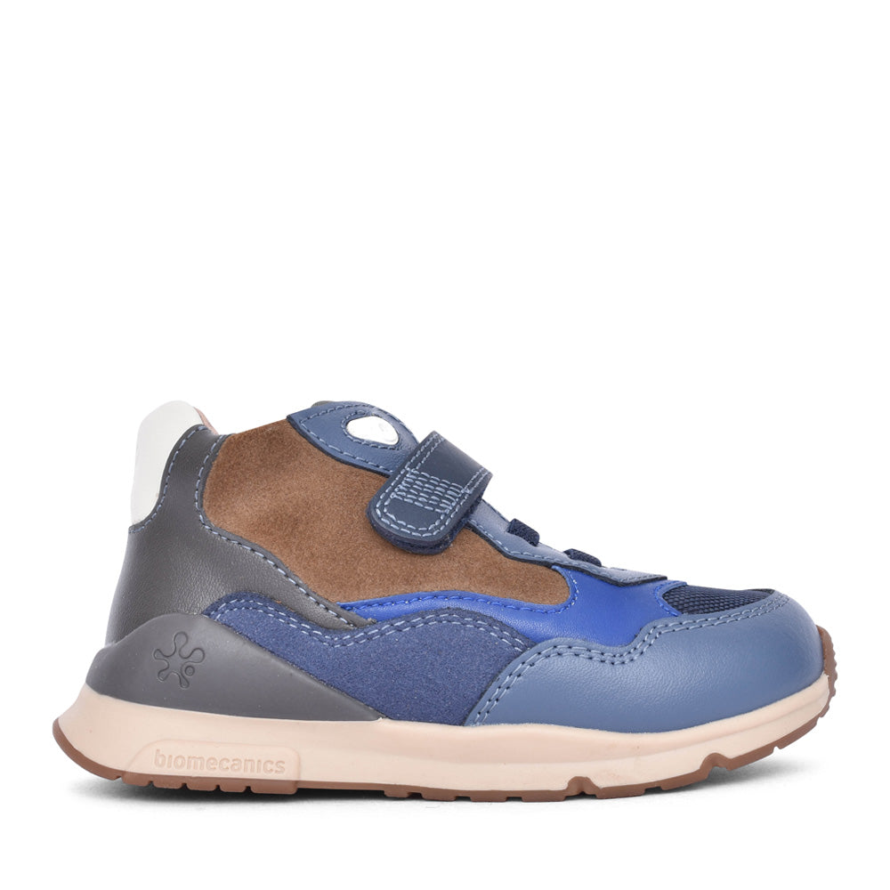 Boys 241242 Velcro Ankle Boot In Blue