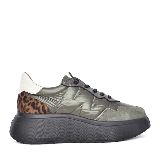 Ladies A-3610 Platform Trainer In Khaki