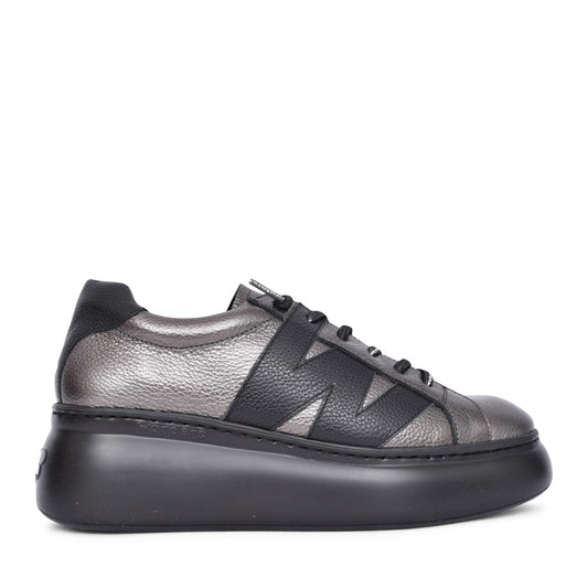 Ladies A-2660 Platform Trainer In Pewter