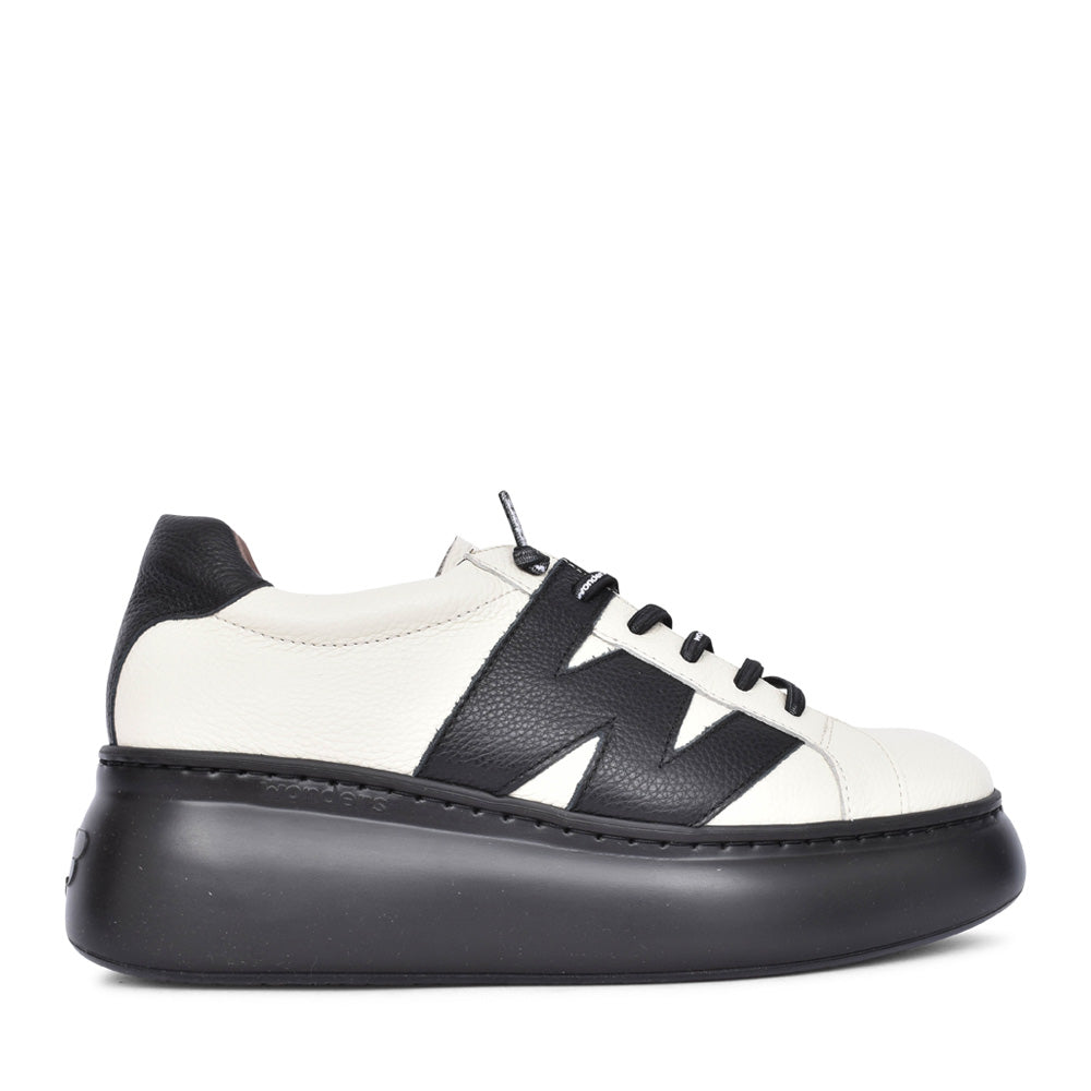 Ladies A-2660 Platform Trainer In Cream
