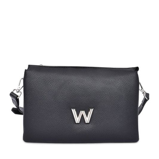 Ladies Wb-52007 Cross Body Bag In Black