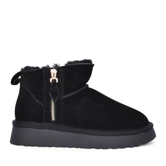 Ladies Belleville Ankle Boot In Black