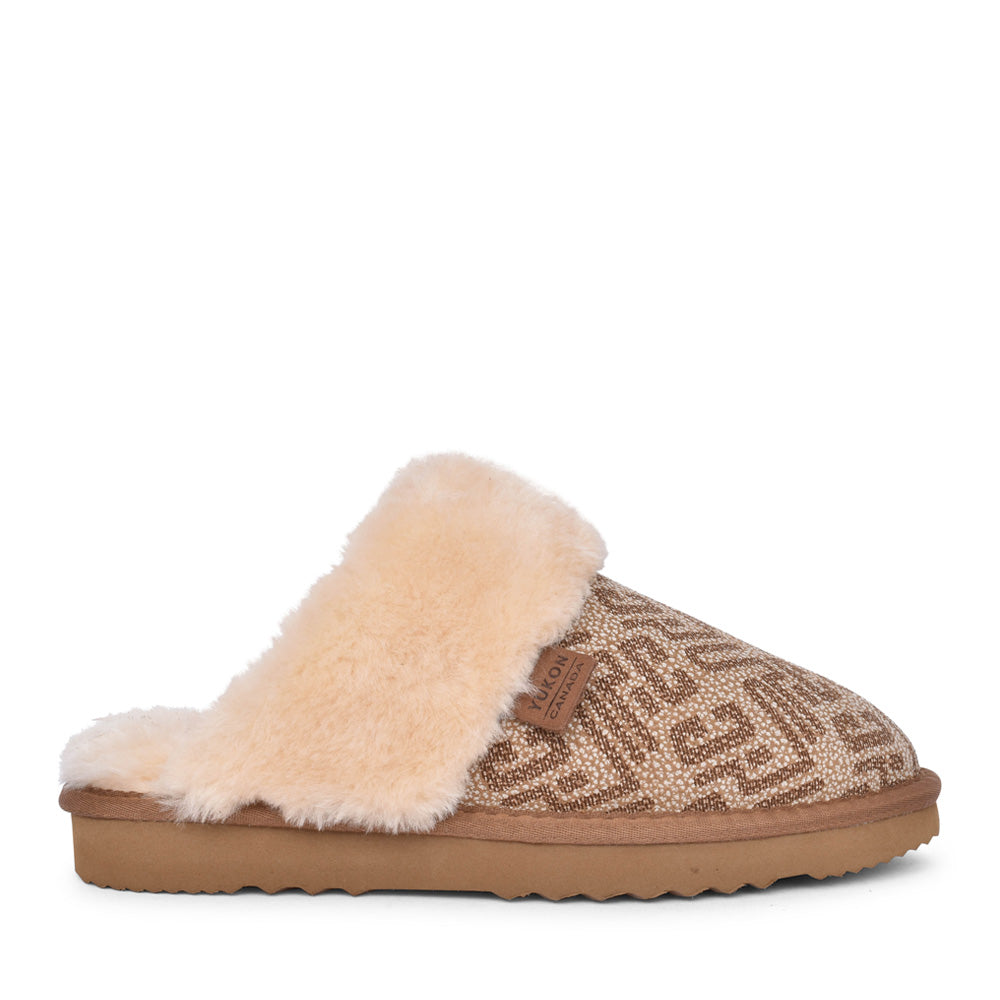 Ladies Albert Mule Slipper In Sand