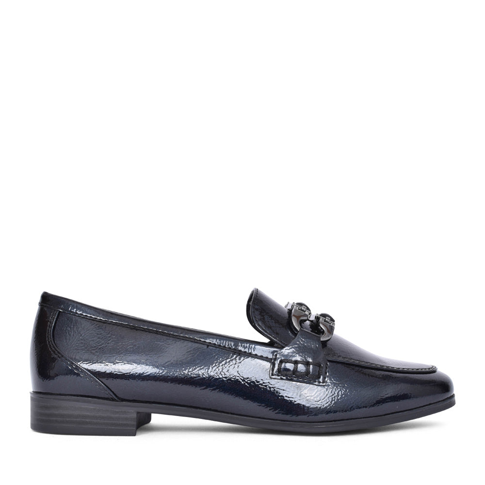 Ladies 2-24237 Loafer In Navy