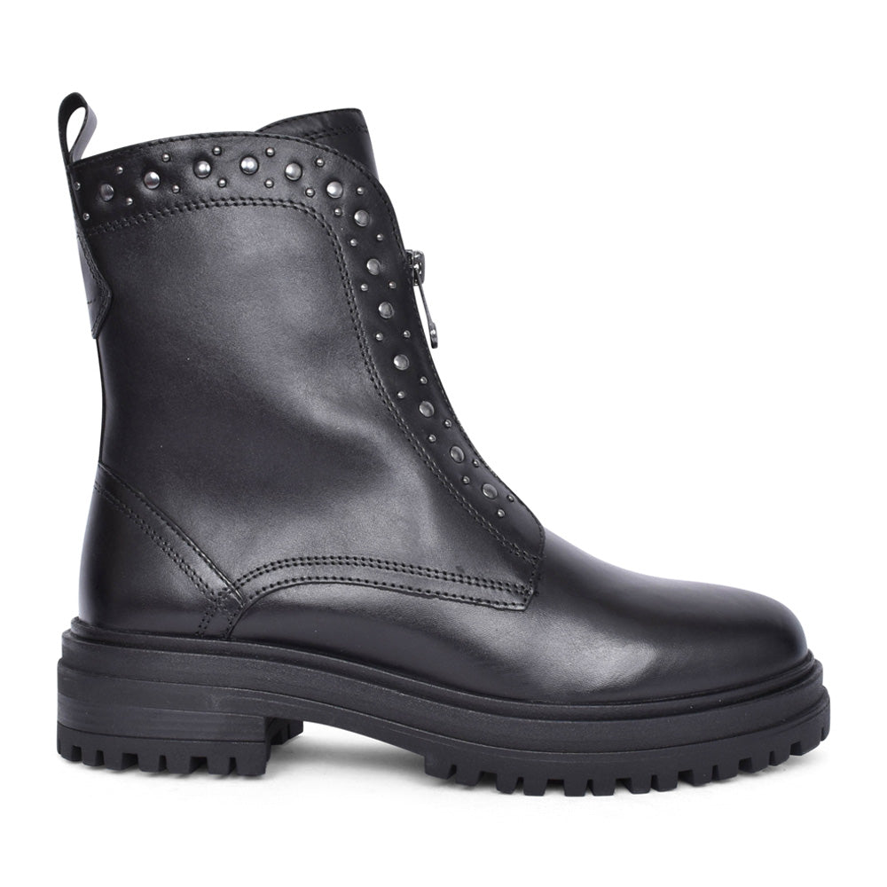 Ladies 2-25808 Calf Boot In Black