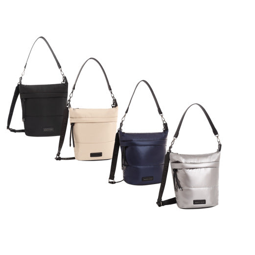 Ladies 2-61122 Cross Body Bag In Silver