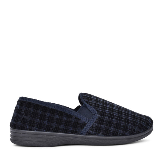 Mens Duke Full Slipper In Navy