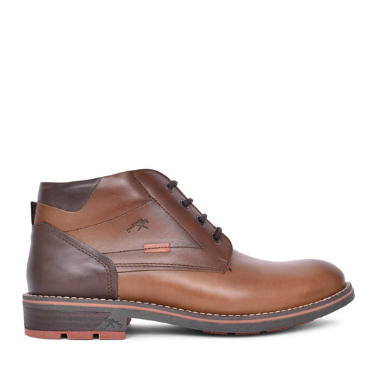 Mens F1341 Terry Ankle Boot In Camel