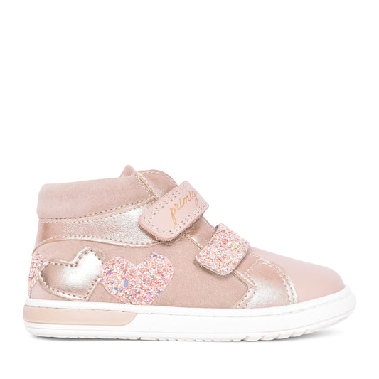 Girls 6904500 Velcro Ankle Boot In Pink