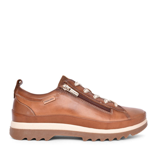 Ladies W3w-6979 Vigo Laced Shoe In Brandy