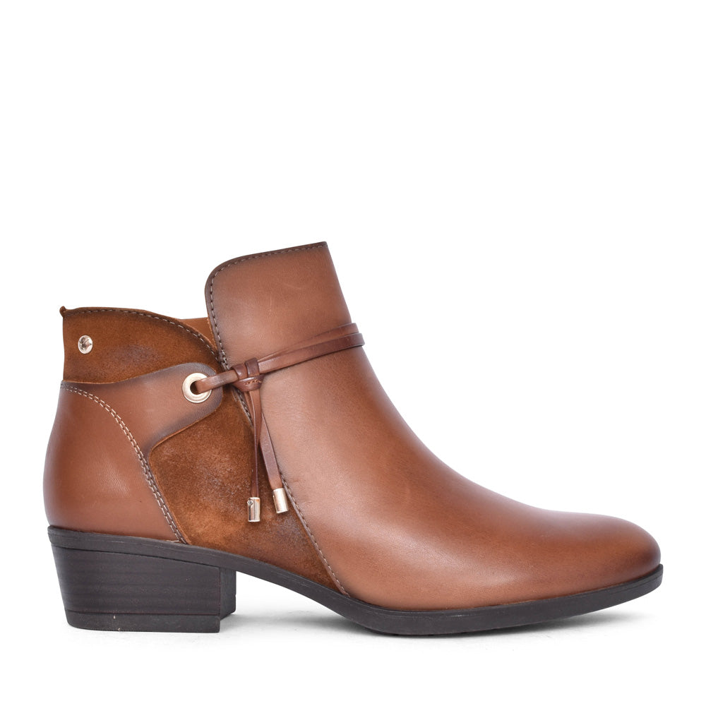 Ladies Daroca 8505 Ankle Boot In Tan