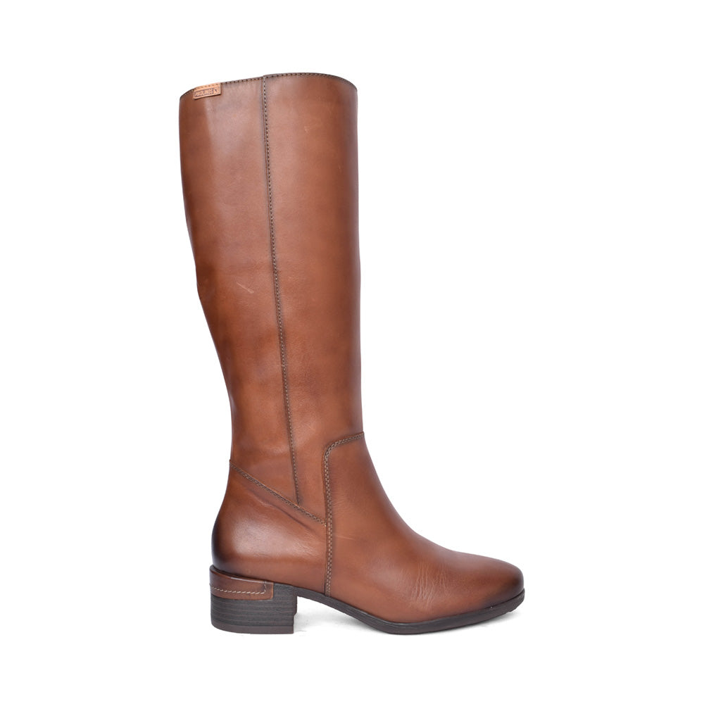Ladies Malaga 9808 Long Leg Boot In Tan