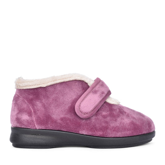 Ladies Vincent 72993 2v Slipper In Mauve