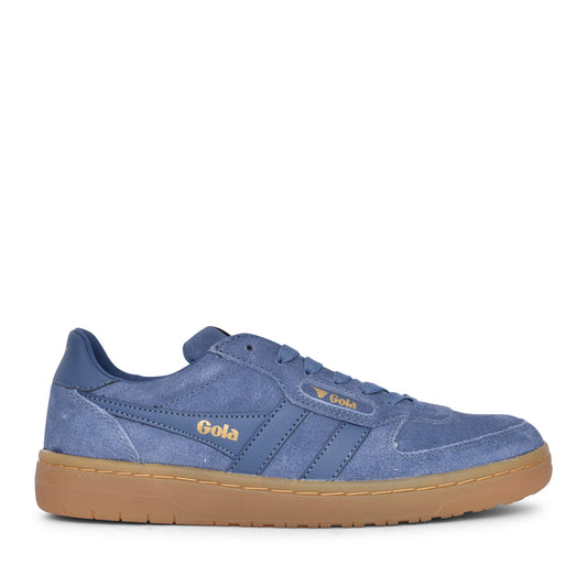 Ladies Hawk Clb571 Laced Trainer In Denim