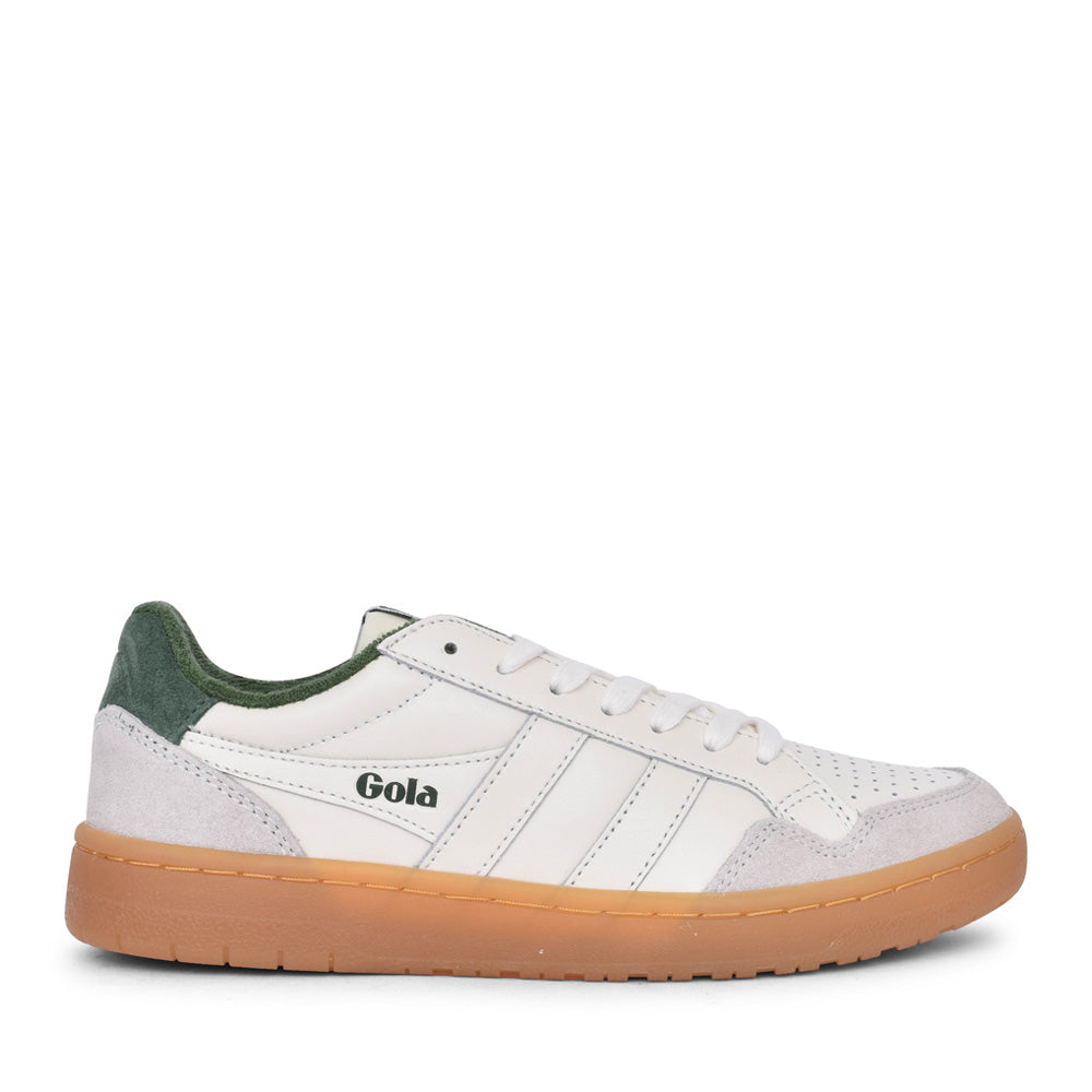 Ladies Eagle Clb572 Laced Trainer In Off White