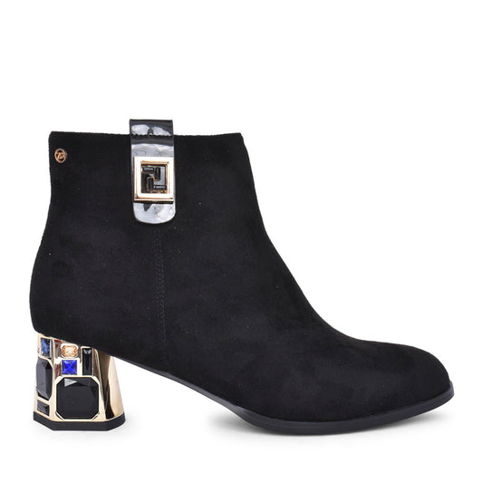 Ladies Khan Ankle Boot In Ink