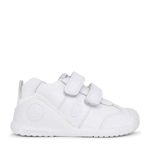 Girls 221001 Double Velcro Shoe In White