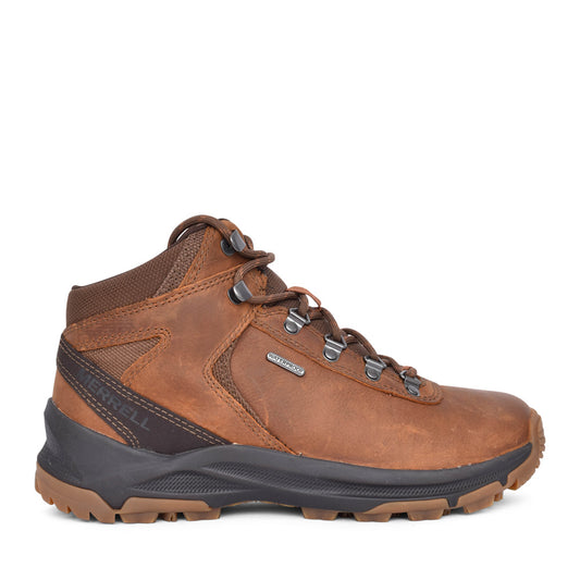 Mens J500121 Erie Mid Ltr Wp Walking Boot In Caramel