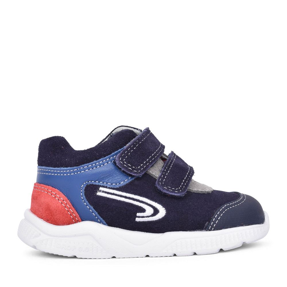 Boys 047826 Velcro Ankle Boot In Navy