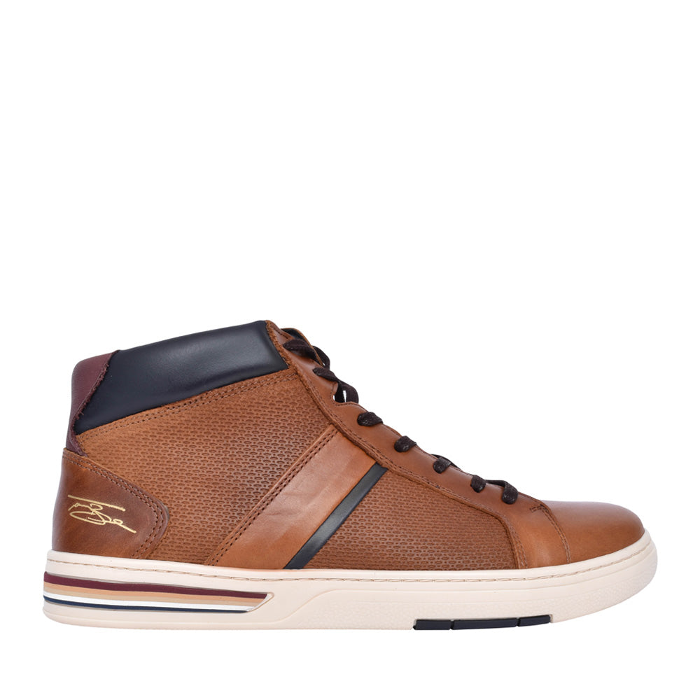 Mens Alemanno Laced Ankle Boot In Tan