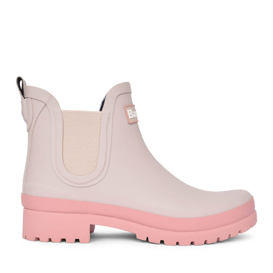 Ladies Mallow Welly Boot In Beige