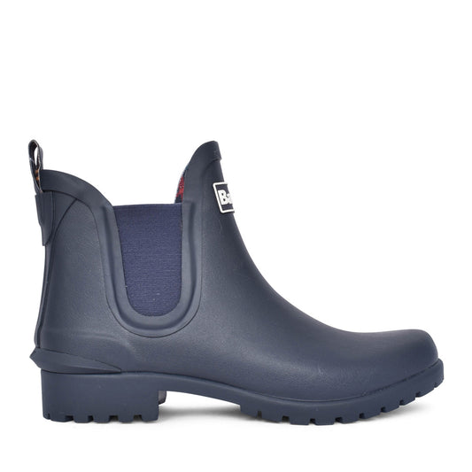 Ladies Wilton Chelsea Welly Boot In Navy