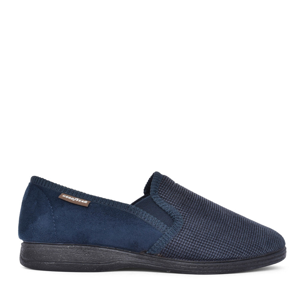 Mens Mallory Kmg117 Slipper In Navy
