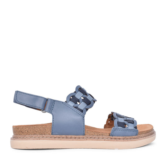 Ladies Arwell Glide D-fit Sandal In Blue