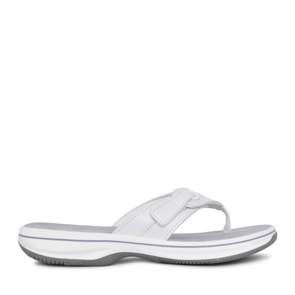 Ladies Brinkley Reyn D-fit Toe Post Sandal In White