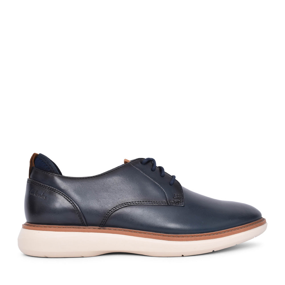 Mens Brantin Plain G-fit Laced Shoe In Navy
