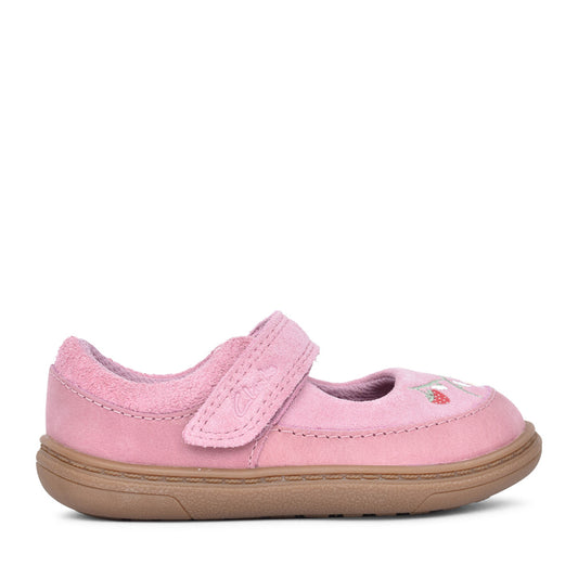 Girls Flash Berry T Dusty Pink Mary Jane Shoe In Kids F Fit