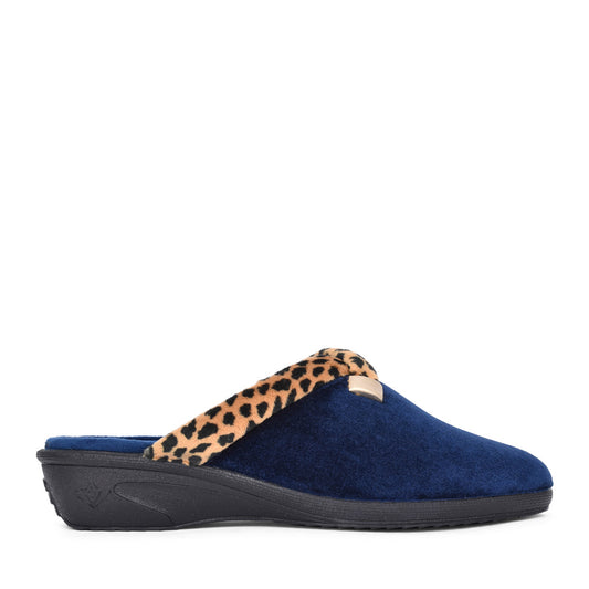 Ladies Michelle Kla007 Mule Slipper In Blue