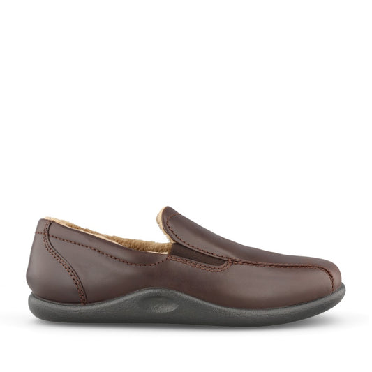 Mens Relax Slipper In Dark Brown