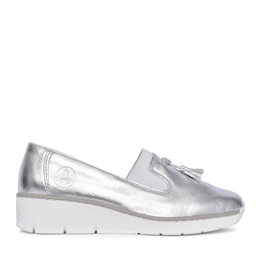 Ladies 53751 Loafer In Silver