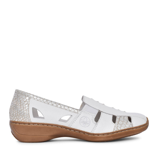 Ladies 41385 Slip-on Shoe In White